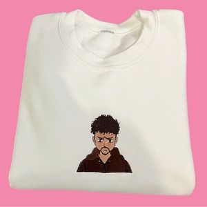 Embroidered Bad Bunny Crewneck